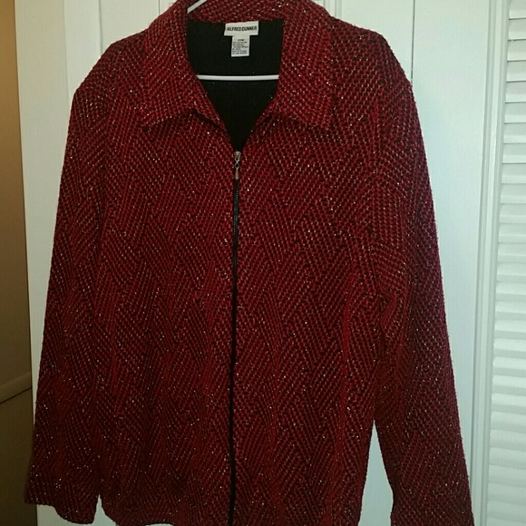 VERY CLASSY RED/BLACK BLAZER