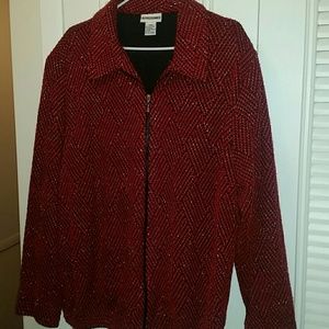 VERY CLASSY RED/BLACK BLAZER