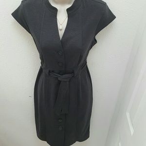 Calvin Klein grey belted dress, size 6
