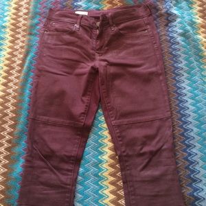 The Gap waxed legging jeans