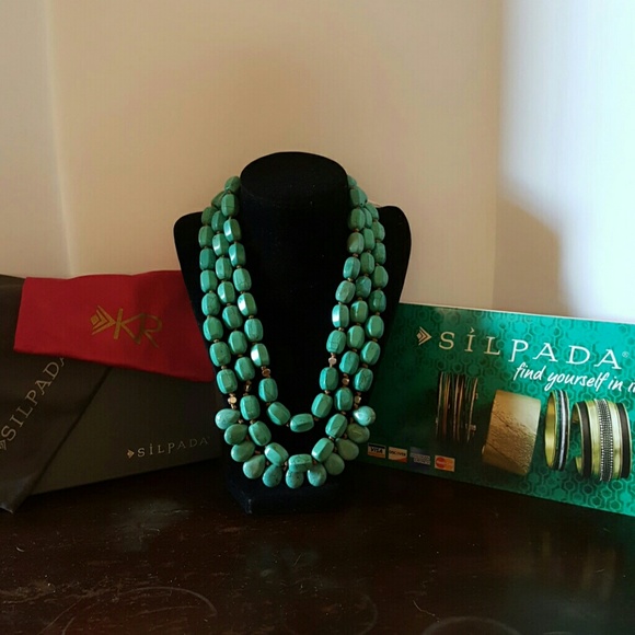 Turquoise necklace from silpada. - Picture 1 of 4