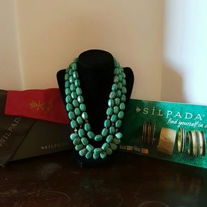 Turquoise necklace from silpada.