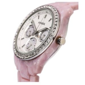 Pink Fossil Watch