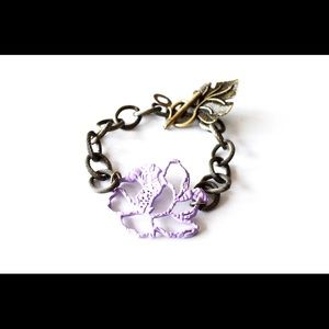 Lavender Floral Bracelet