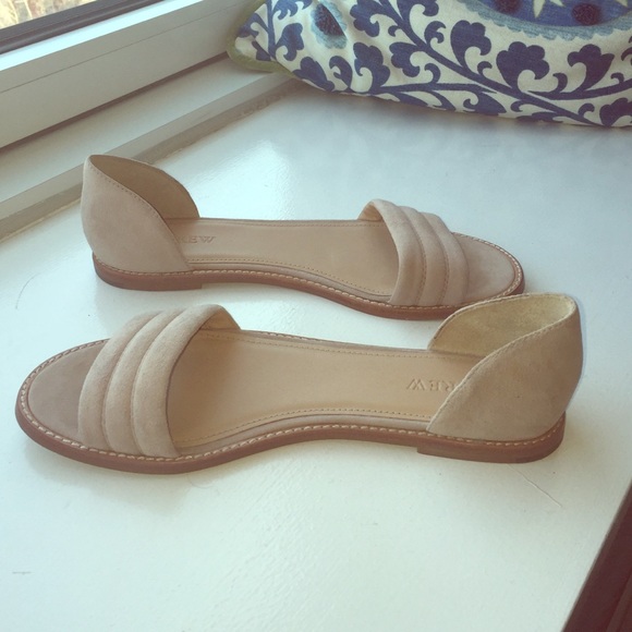 J CREW HAYES SANDAL TAN SUEDE SZ 8 $118 originally