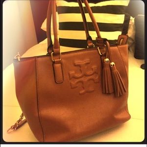 Tan Thea Tassel Tote
