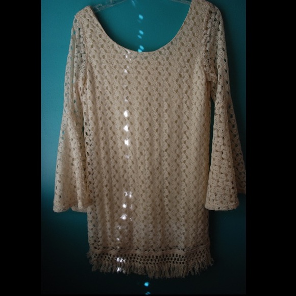 Beautiful cream lace dress