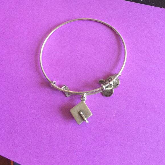 Alex & Ani graduation cap charm bangle.