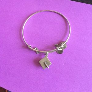 Alex & Ani graduation cap charm bangle.