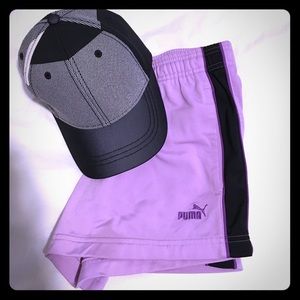 Lavender Puma Shorts