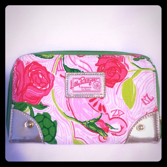 Lilly Pultizer Sorority Print Wristlet NWOT