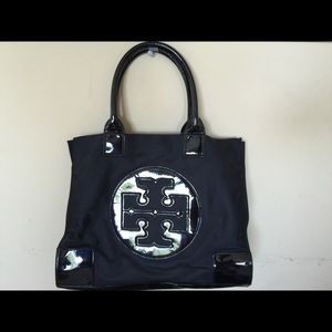 Tory Burch nylon Ella medium black