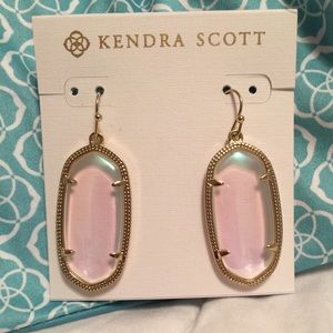 NWT clear iridescent Elle earrings