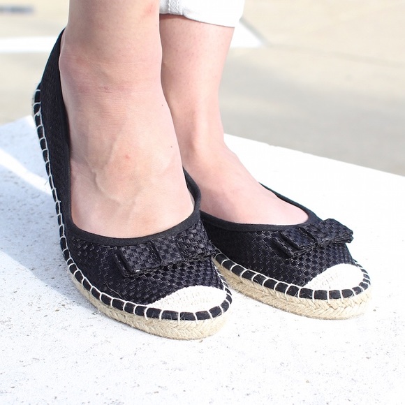 Espadrilles with bow