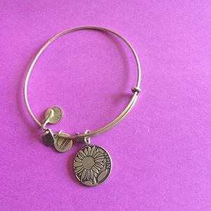 Alex & Ani "niece" flower charm bracelet