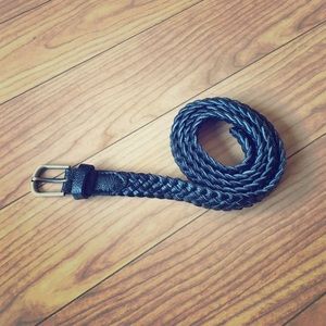 SOLD! Braided black belt.