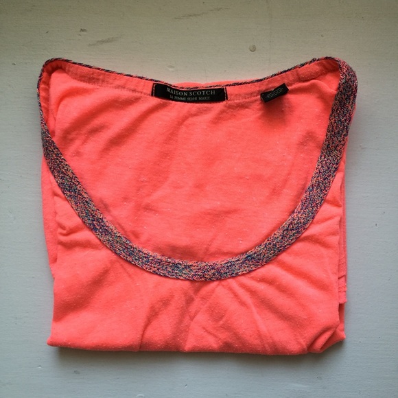 Maison Scotch Neon Slub T-Shirt
