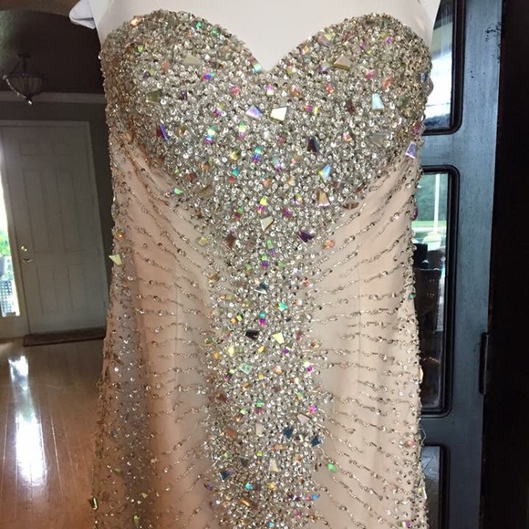 Long Terani Couture Gown - Picture 3 of 4