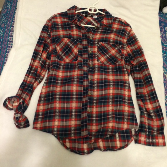 Flannel button down