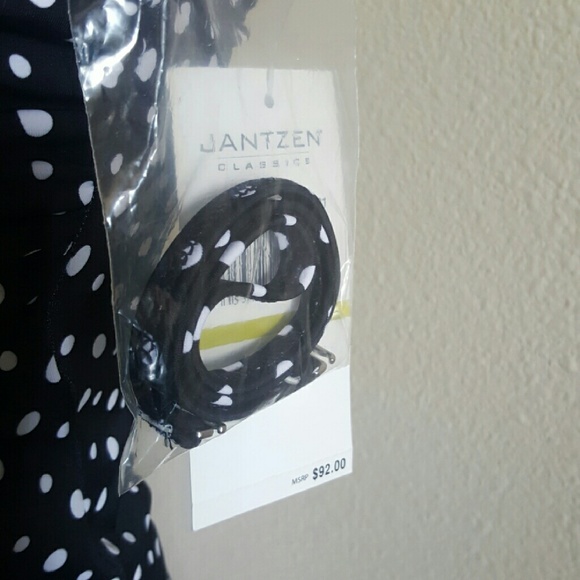 Jantzen Classics Black&White Polk a Dot Swimwear - Picture 4 of 4