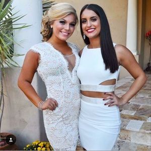 Short White Jovani Dress