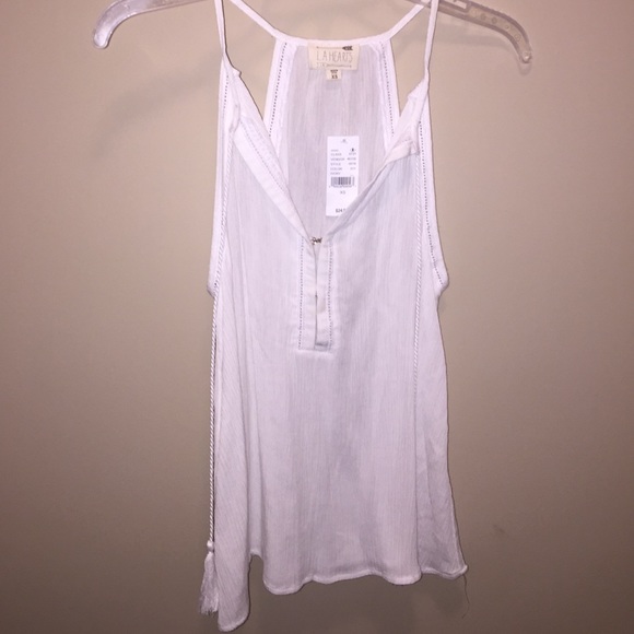 PacSun white tank top
