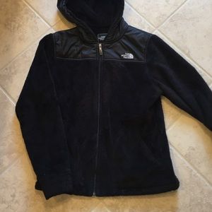 Black North Face Hooded Osito Jacket