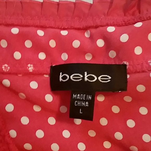 Polka dot Bebe top - Picture 2 of 4