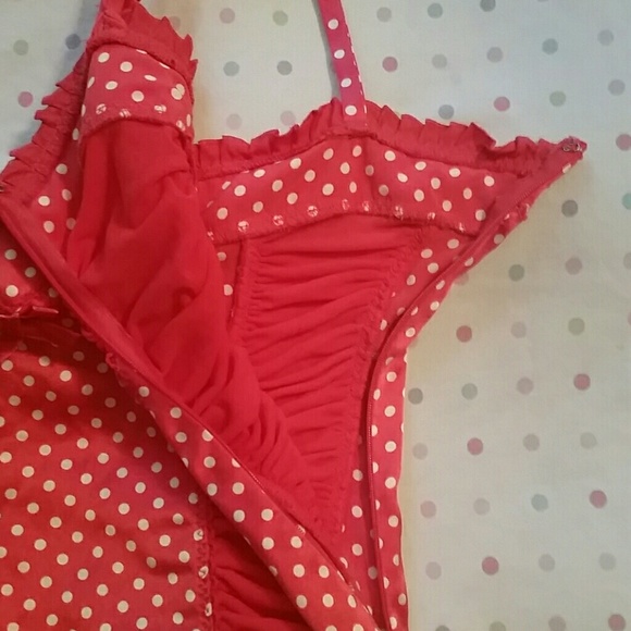 Polka dot Bebe top - Picture 3 of 4
