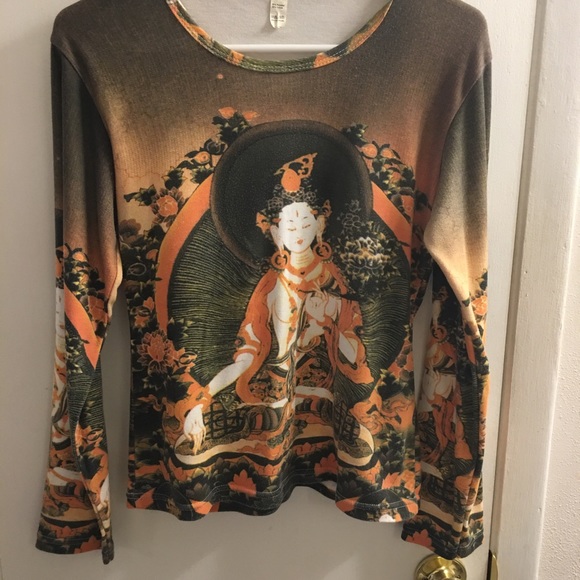 Hindu inspired retro shirt