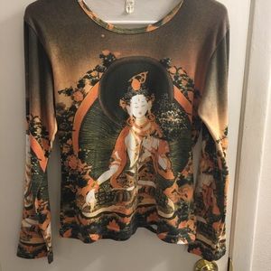 Hindu inspired retro shirt