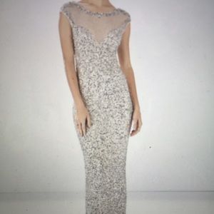 Parker Black beaded gown
