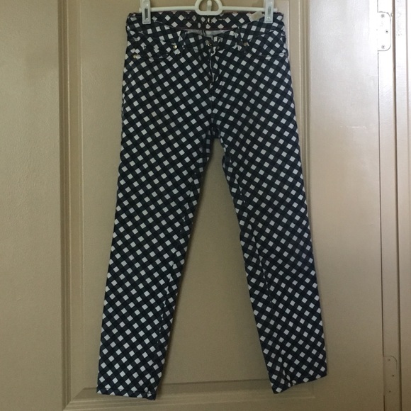 kate spade cropped gingham pants