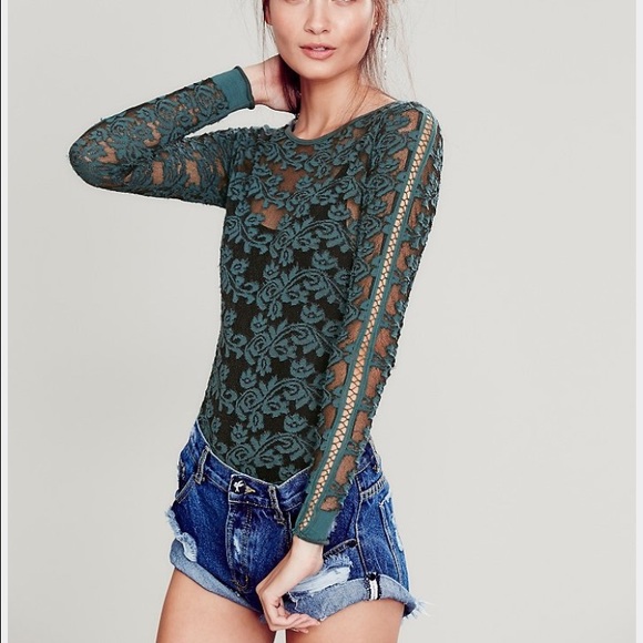 Free People lace top