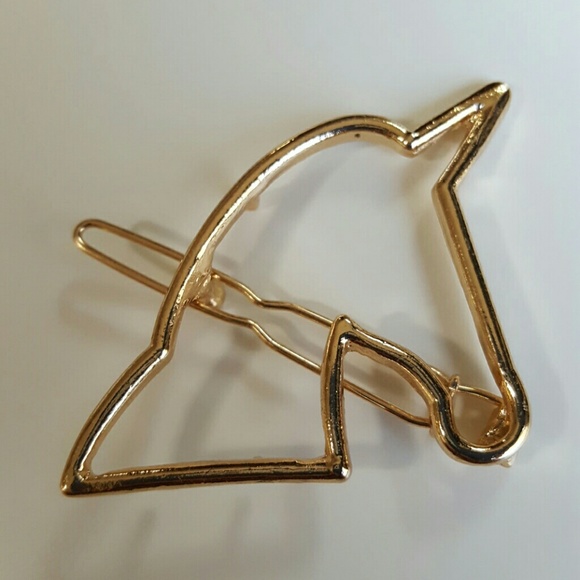 2 Unicorn Hair Barettes - Picture 2 of 4