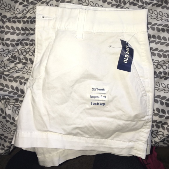 White old navy shorts