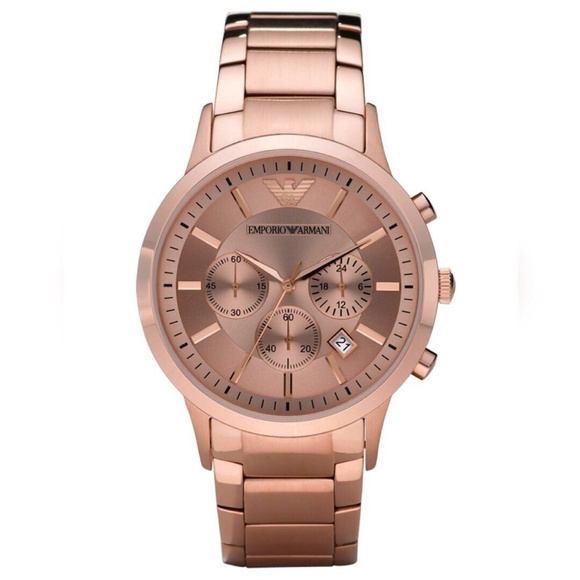 NWT Emporio Armani Rose Gold Watch
