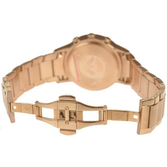NWT Emporio Armani Rose Gold Watch