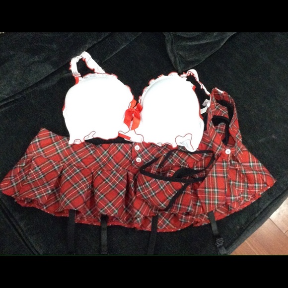SCHOOL GIRL BRA SET