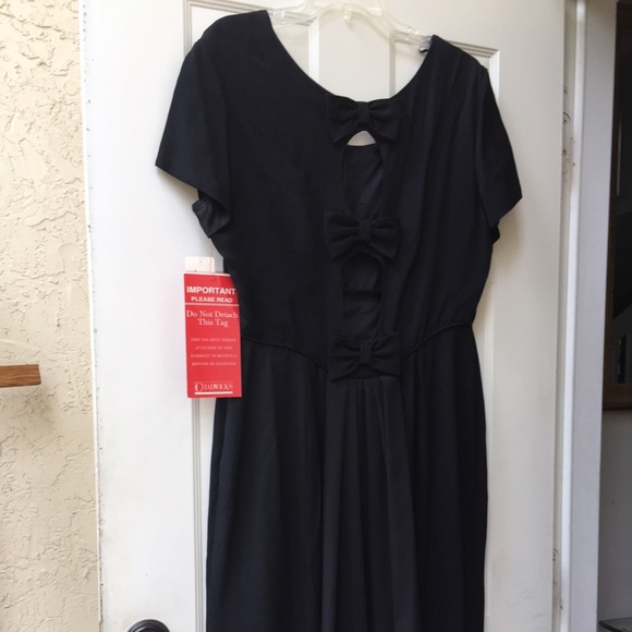 Black Peek-a-Boo prom dress