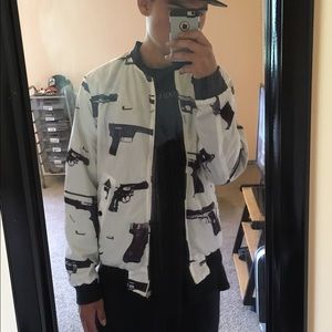 Reason clothing reversible gun bomber