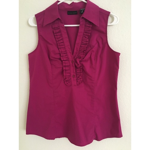 Magenta Sleeveless Top