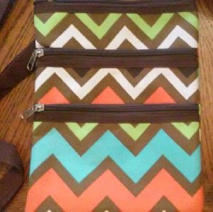 Cross Body Chevron Purse