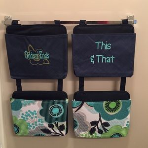 Set of 4 Thirty-One 'Oh-Snap' pockets