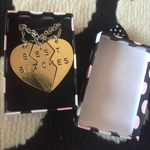 "Best B*tches" friendship necklaces