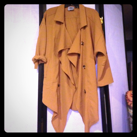 ASOS Jackets & Blazers - Final! NWOT Super lightweight draped trench/jacket