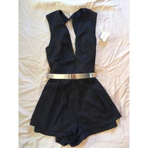 Sexy Black Romper