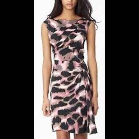 dvf silk dress