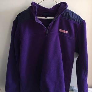 Vineyard Vines purple fleece Shepshirt