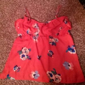 Floral tank top